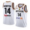 germany basketball fiba eurobasket 2022 dirk nowitzki white home jersey