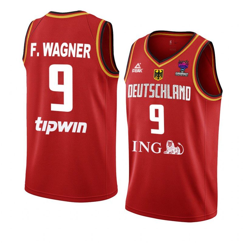 germany basketball fiba eurobasket 2022 franz wagner red jersey