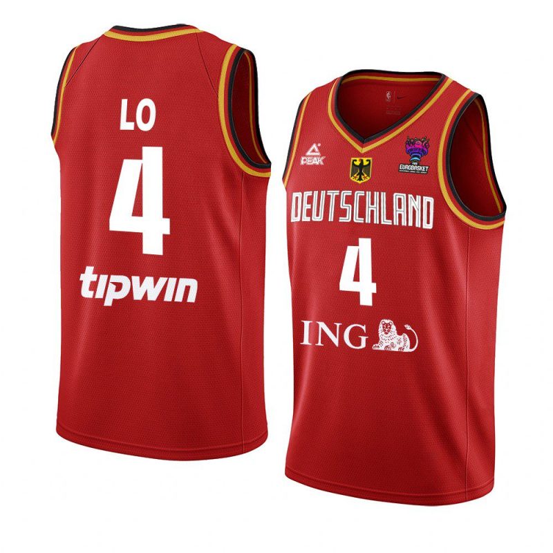 germany basketball fiba eurobasket 2022 maodo lo red jersey