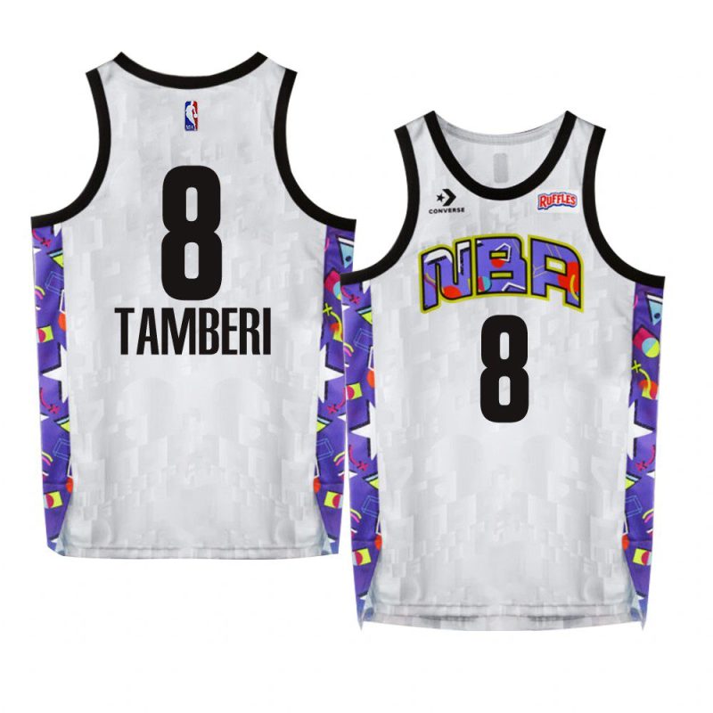 gianmarco tamberi team nique all star white 2022 nba celebrity game jersey