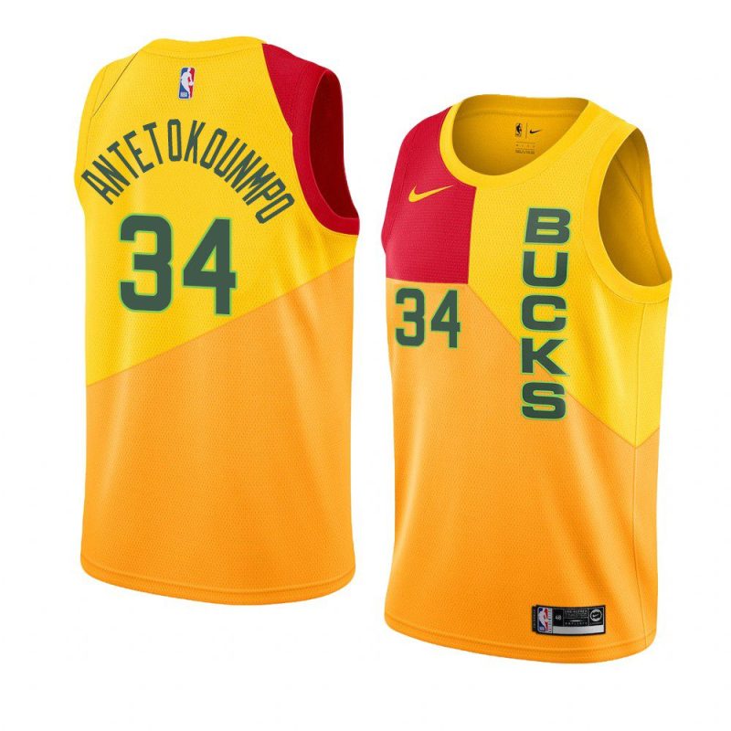 giannis antetokounmpo city jersey 2018 19 men's