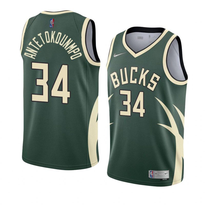 giannis antetokounmpo swingmanjersey earned edition hunter green