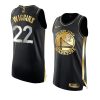 golden state warriors andrew wiggins black authentic golden jersey