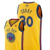 golden state warriors stephen curry city gold nba finals men'sjersey