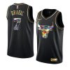 goran dragic bulls golden diamond logo blackjersey black