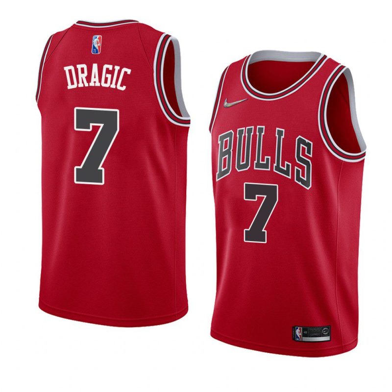 goran dragic bullsjersey icon edition red