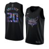 gordon hayward jersey iridescent holographic black limited edition men