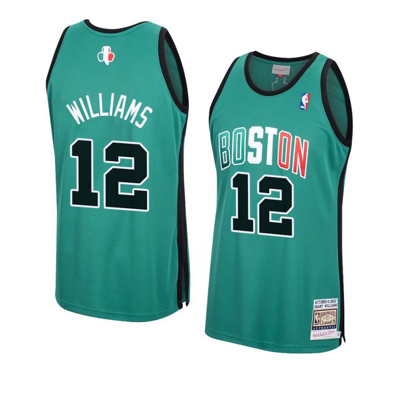 grant williams authentic jersey hardwood classics kelly green