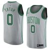 gray men's jayson tatum jersey