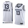 grizzlies jaren jackson jr. white 2022 23association edition no.6 patch jersey