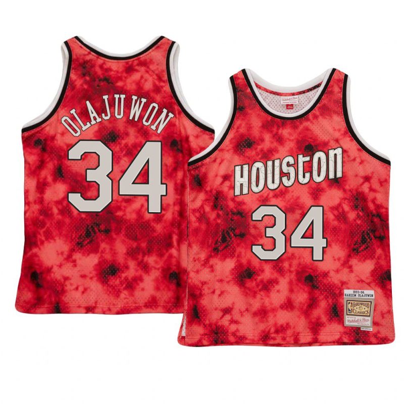 hakeem olajuwon jersey galaxy red