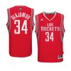 hakeem olajuwon jersey noche latina red throwback