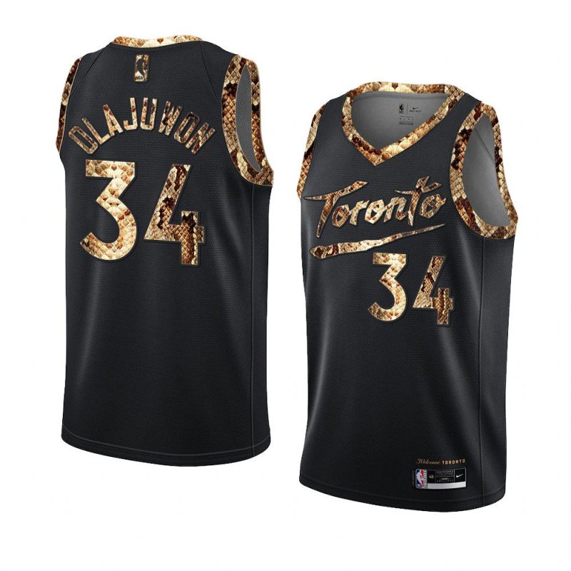 hakeem olajuwon jersey python skin black