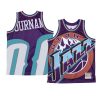 hardwood classics custom jersey big face purple