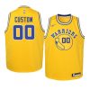 hardwood classics custom jersey gold youth