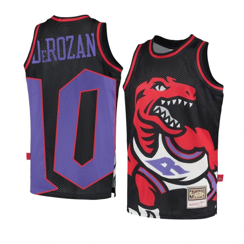 hardwood classics demar derozan jersey big face 2.0 black