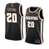 hawks john collins city jersey men's black 2019 20