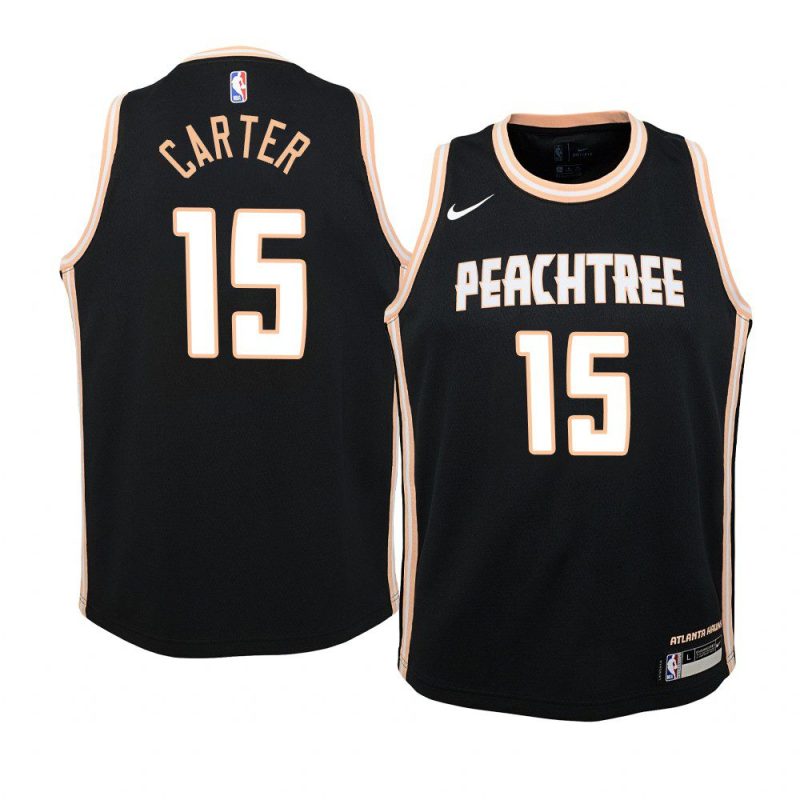 hawks vince carter city jersey youth black 2019 20