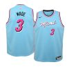 heat dwyane wade city jersey youth blue 2019 20