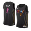 heat no.1 dad jersey 2022 fathers day gift black