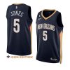 herbert jones pelicansjersey 2022 23icon edition navyno.6 patch