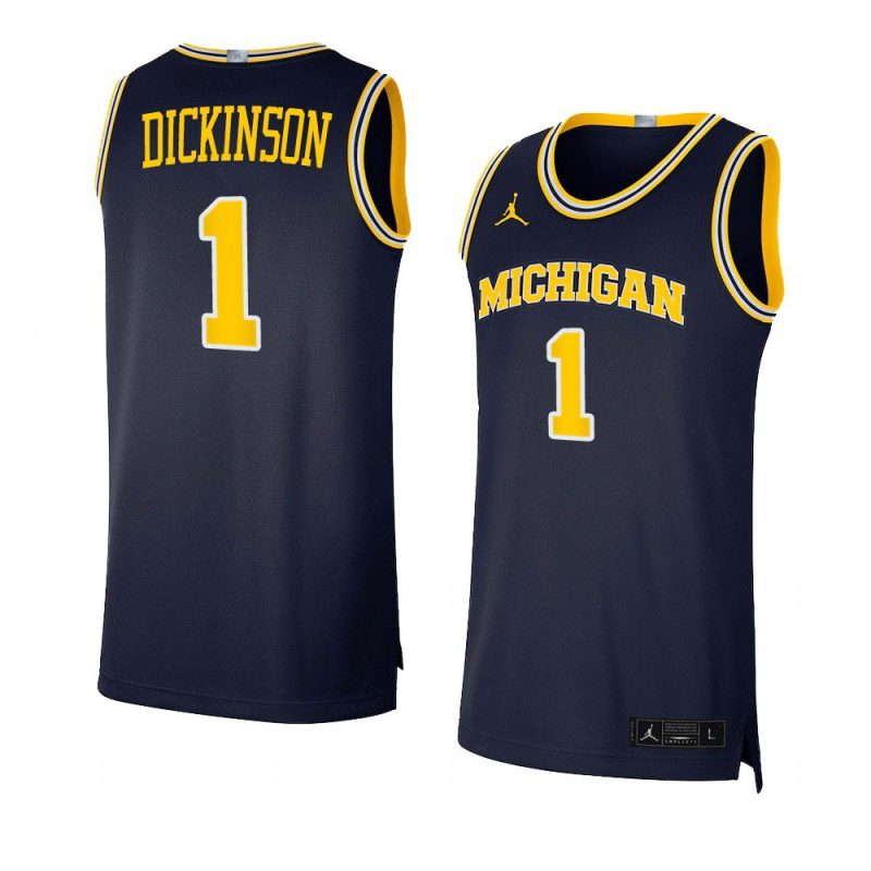 hunter dickinson dri fit swingman jersey basketball navy