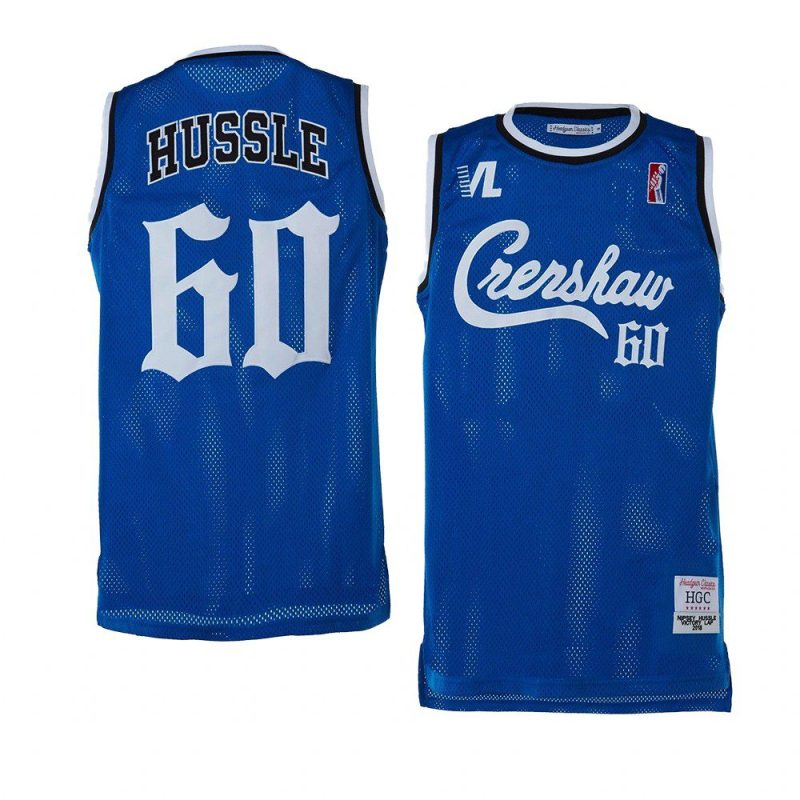 hussle nipsey victory lap basketball bluejersey blue