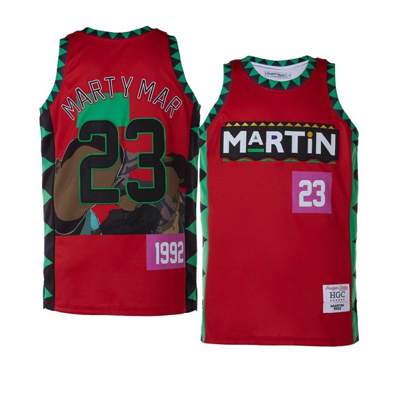 ima be alright martin basketball redjersey red