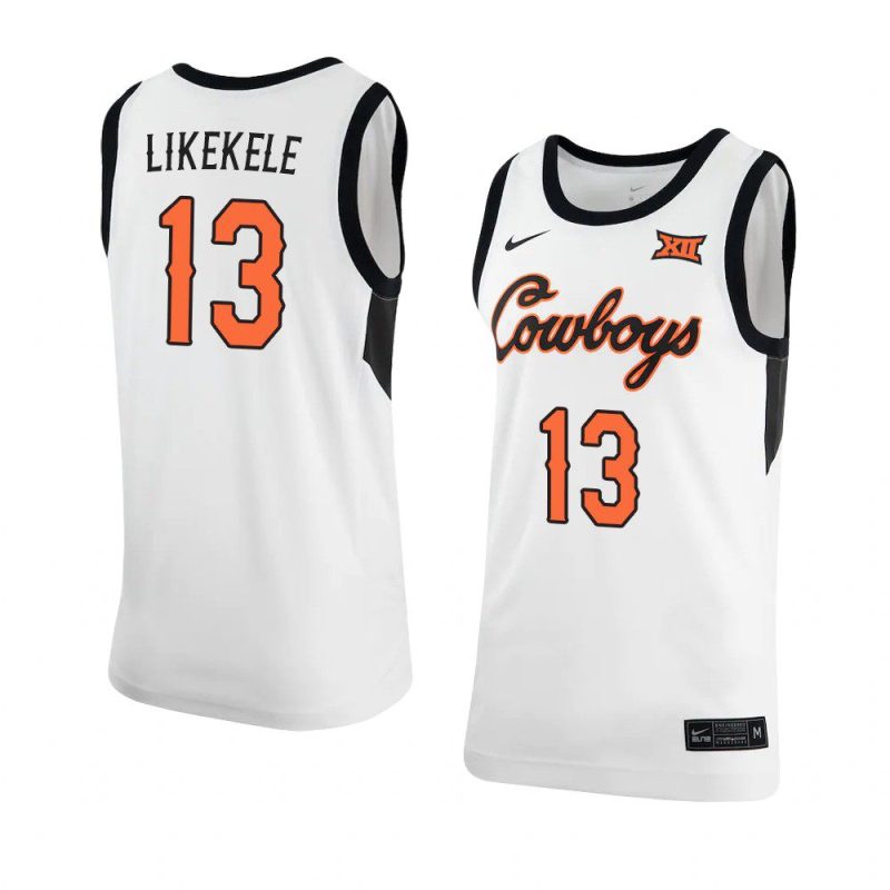 isaac likekele retro replica jersey basketball white