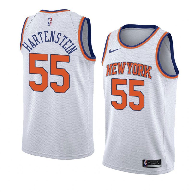 isaiah hartenstein knicksjersey 2022association edition white