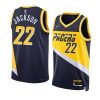 isaiah jackson pacersjersey 2022city edition blue