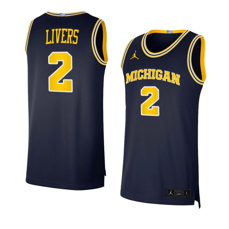 isaiah livers dri fit swingman jersey basketball navy