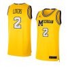 isaiah livers dri fit swingman jersey basketball yellow