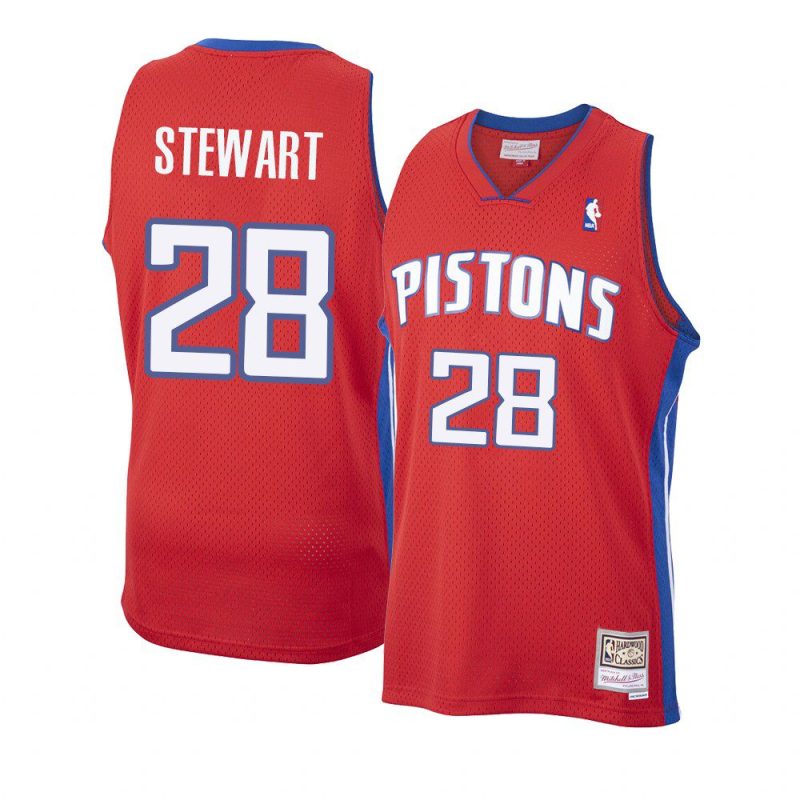 isaiah stewart jersey throwback red