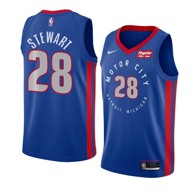 isaiah stewart swingmanjersey city edition blue