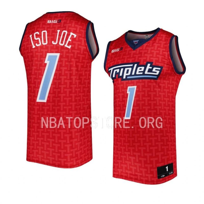 iso joe replica jersey triplets red 0a