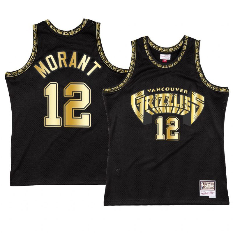 ja morant jersey throwback 90s black