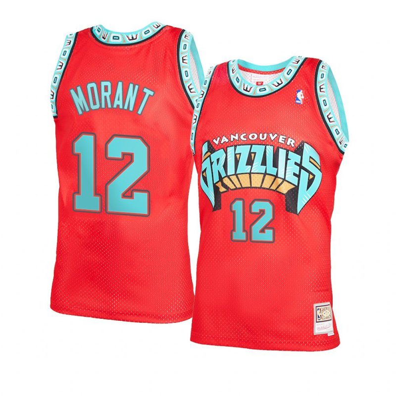 ja morant throwback jersey 2021 reload 2.0 red