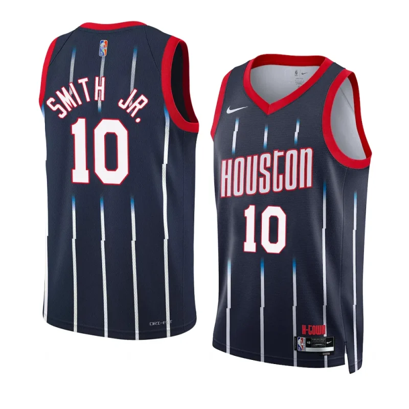 jabari smith jr. rocketsjersey city edition navyswingman