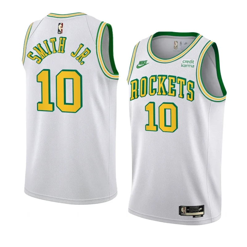 jabari smith jr. rocketsjersey classic edition whiteswingman