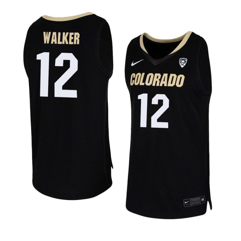 jabari walker team replica jersey college basketball black