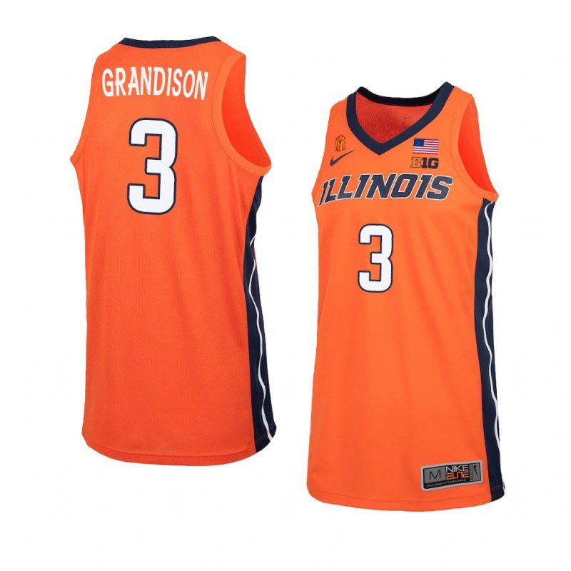 jacob grandison replica jersey basketball orange