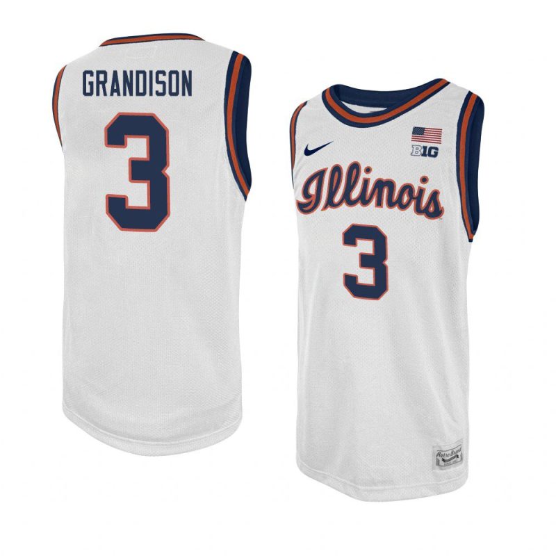 jacob grandison swingman player jersey basketball white