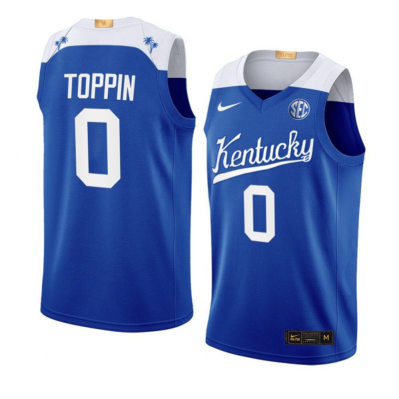 jacob toppin elite jersey college basketball blue 2022 23