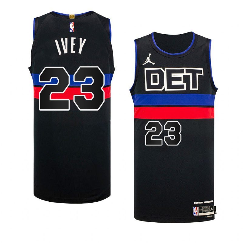 jaden ivey 2022 23pistons jersey statement editionauthentic black