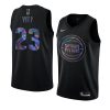 jaden ivey pistons iridescent holographic blackjersey black