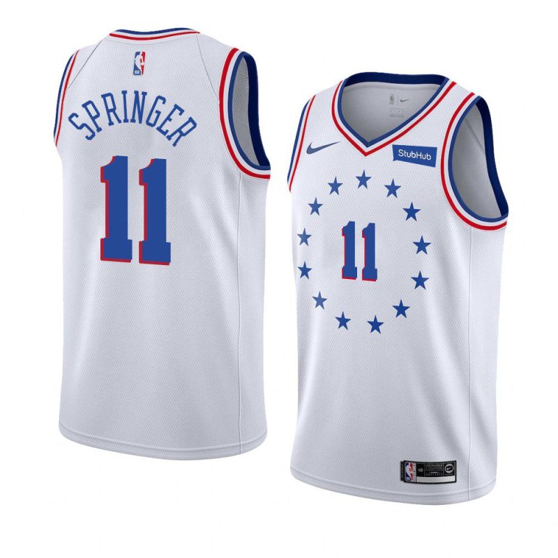 jaden springer jersey earned edition white