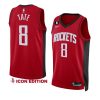 jae'sean tate rocketsjersey 2022 23icon edition redno.6 patch