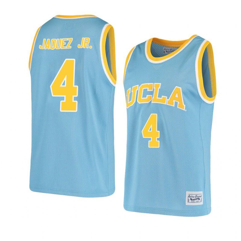 jaime jaquez jr. original retro jersey alumni basketball blue