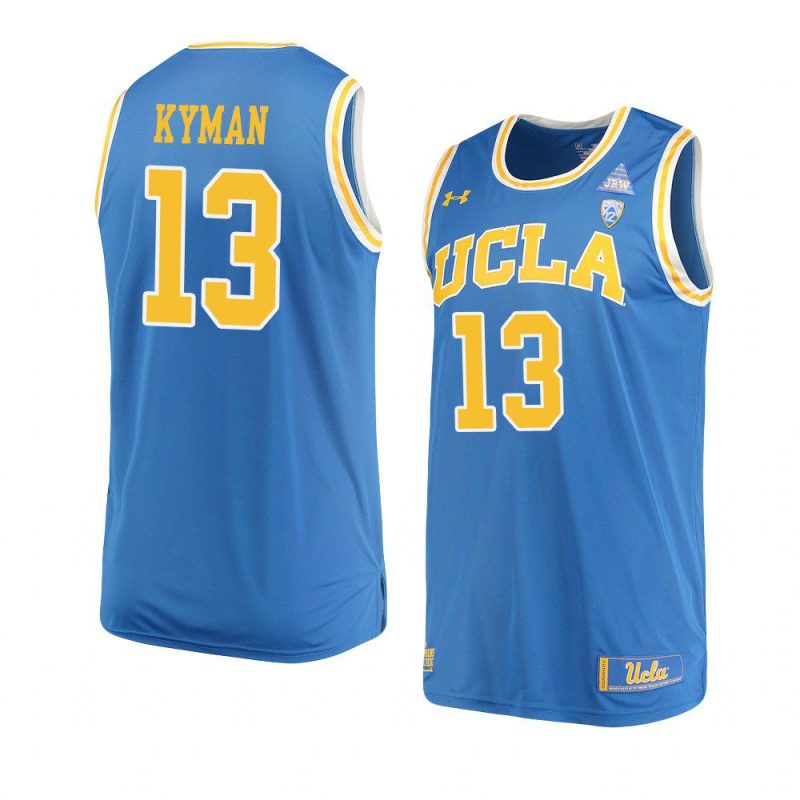 jake kyman replica performance jersey college basketball blue